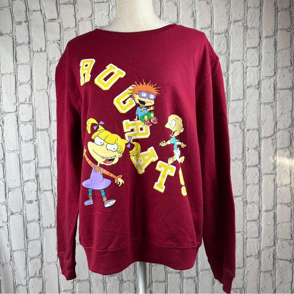 Nickelodeon x Love Tribe Rugrats Pullover Sweatshirt XL Juniors  NWT